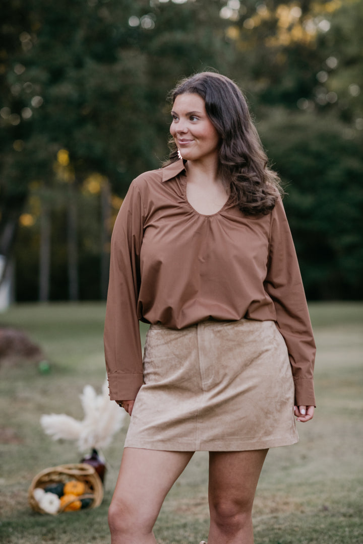 Charlotte Horseshoe Blouse