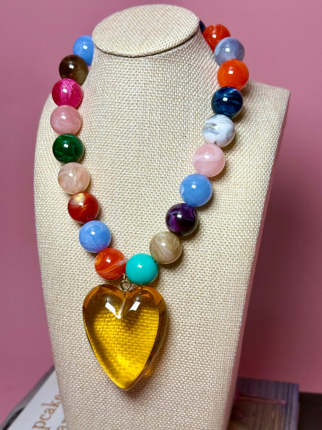 Ultimate Heart Necklace | Amber