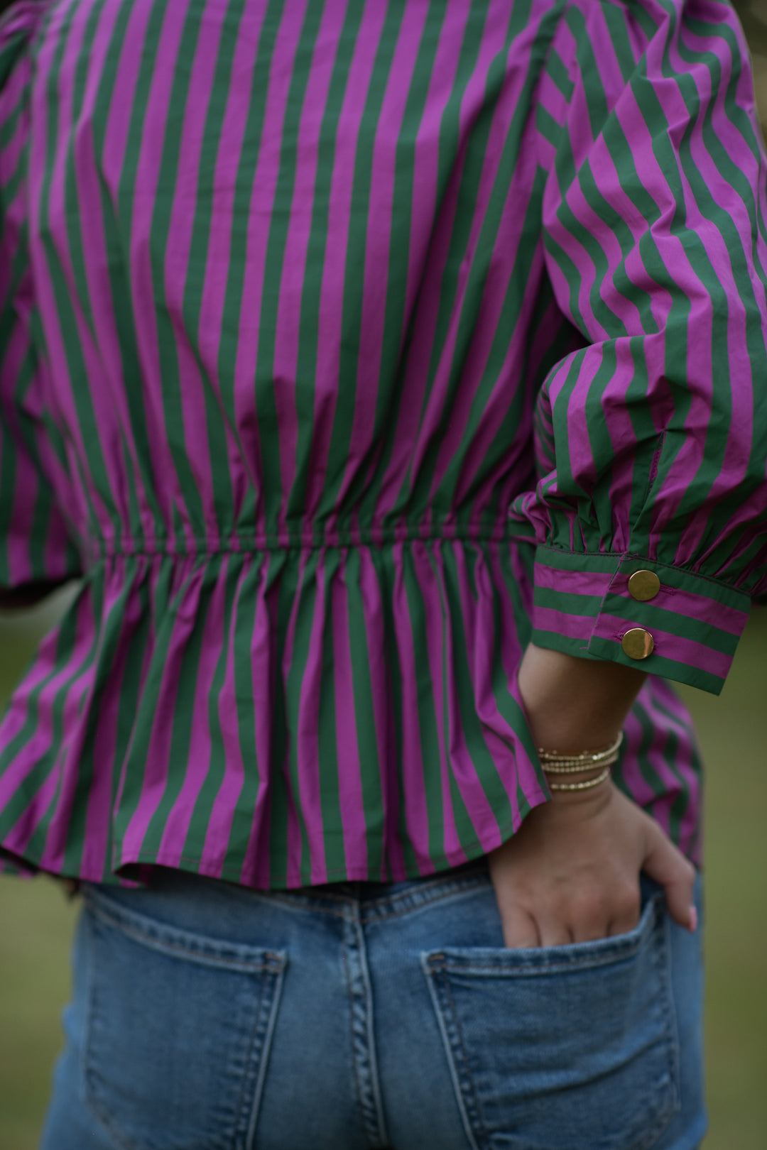 Peplum Party Blouse