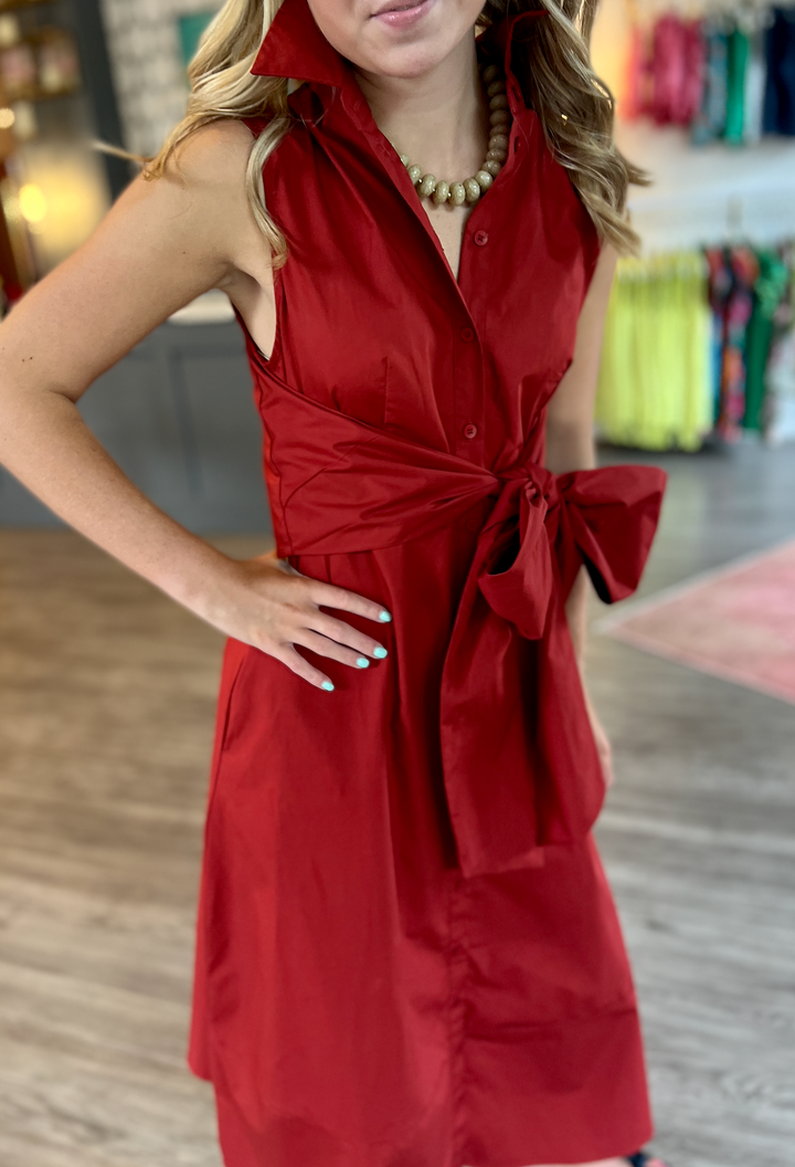 Rhodes Tie Waist Maxi Dress