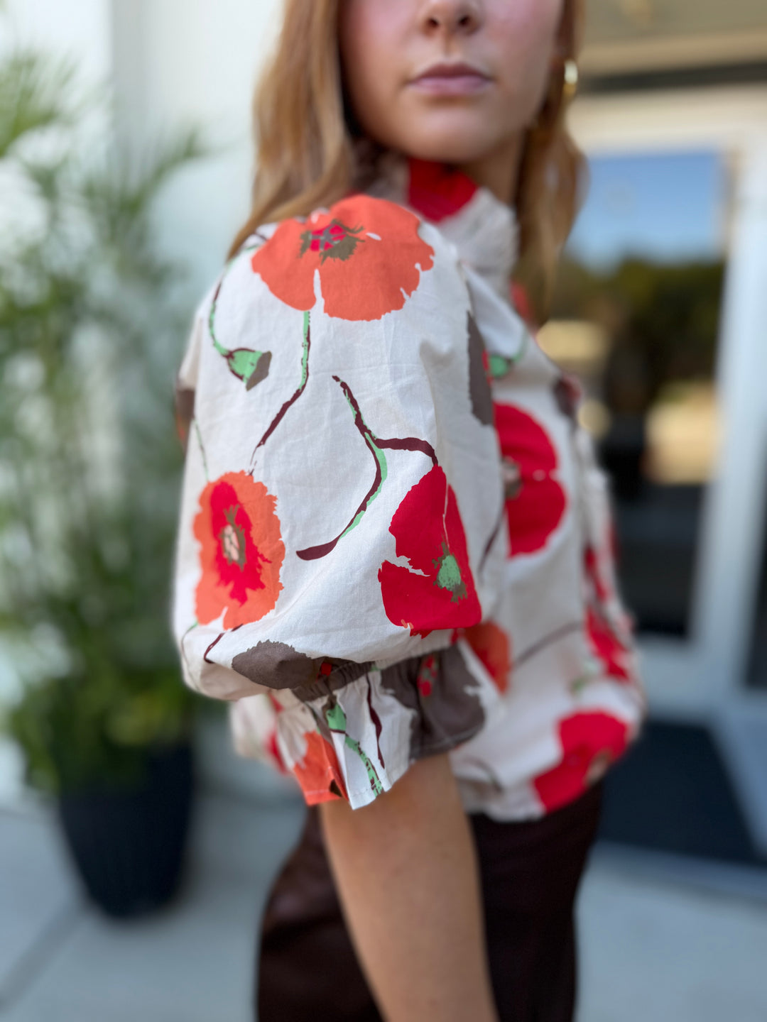 Lively Floral Blouse