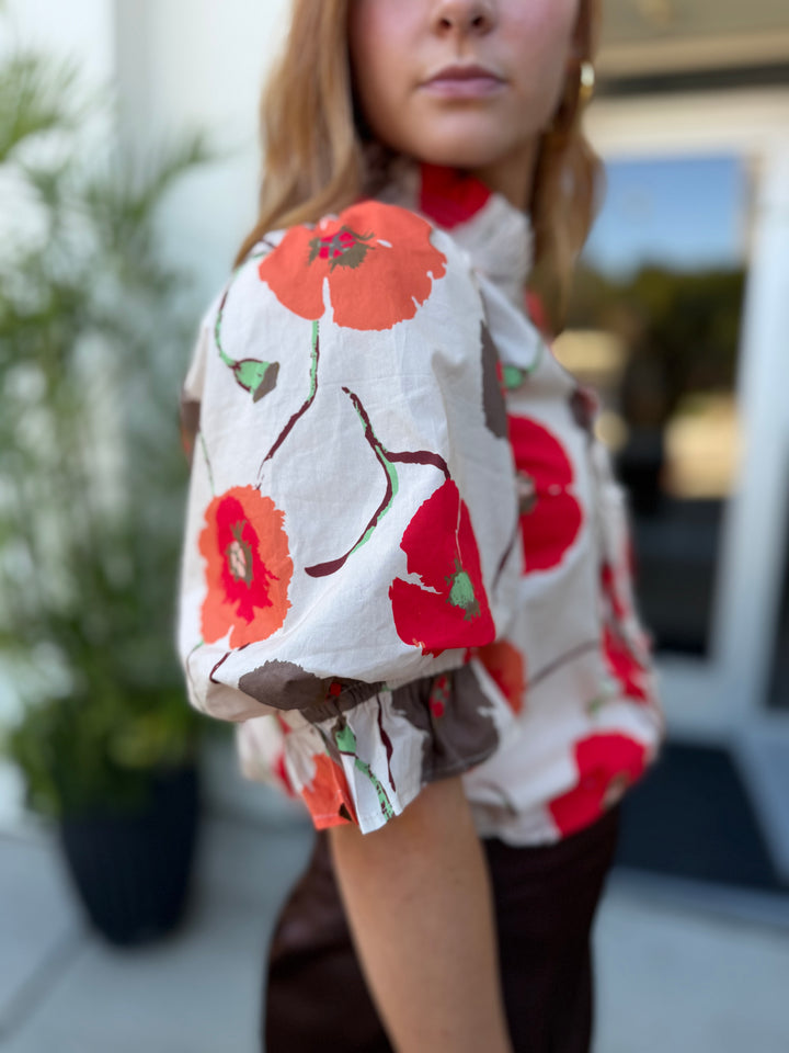 Lively Floral Blouse
