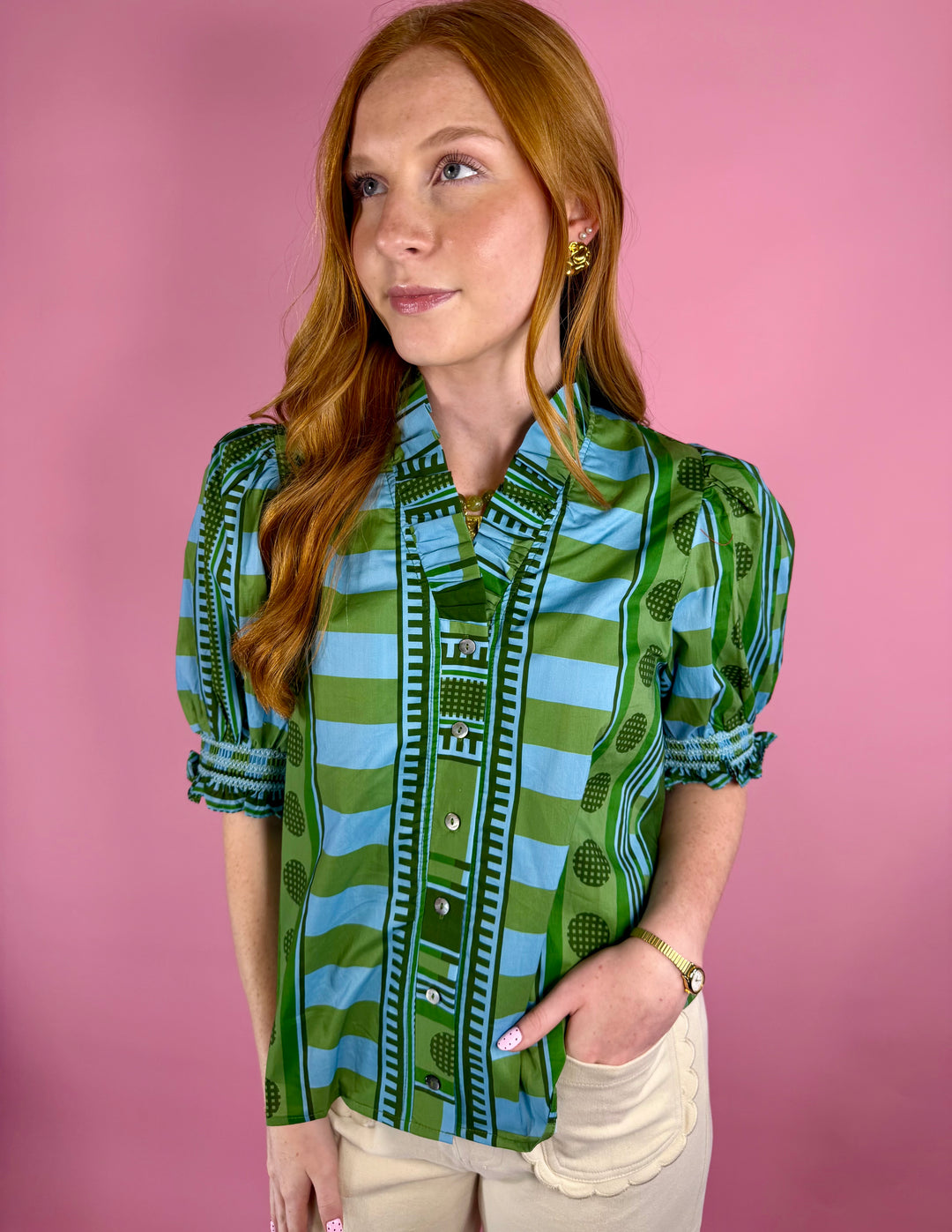 Hollis Puff Sleeve Blouse