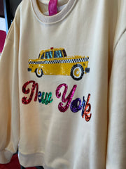 Rainbow New York Taxi Sweatshirt