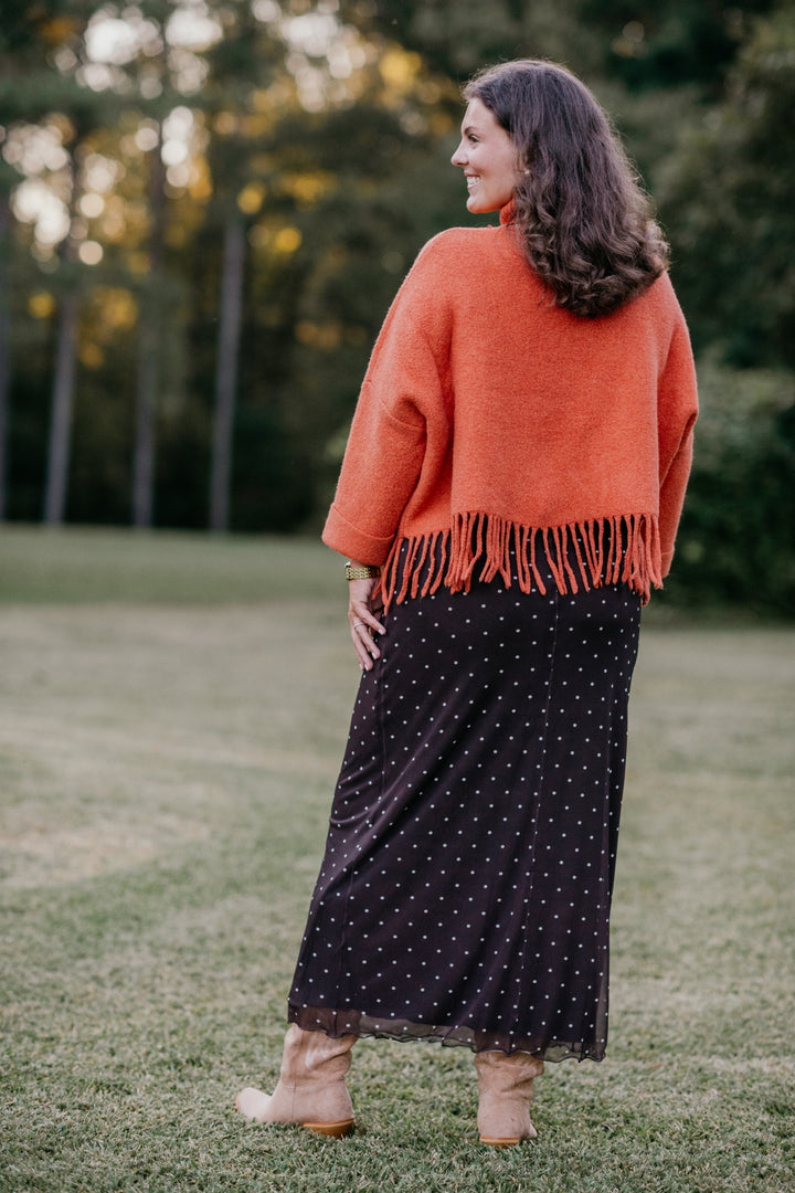 Sachi Aja Sweater | Tangerine Glow