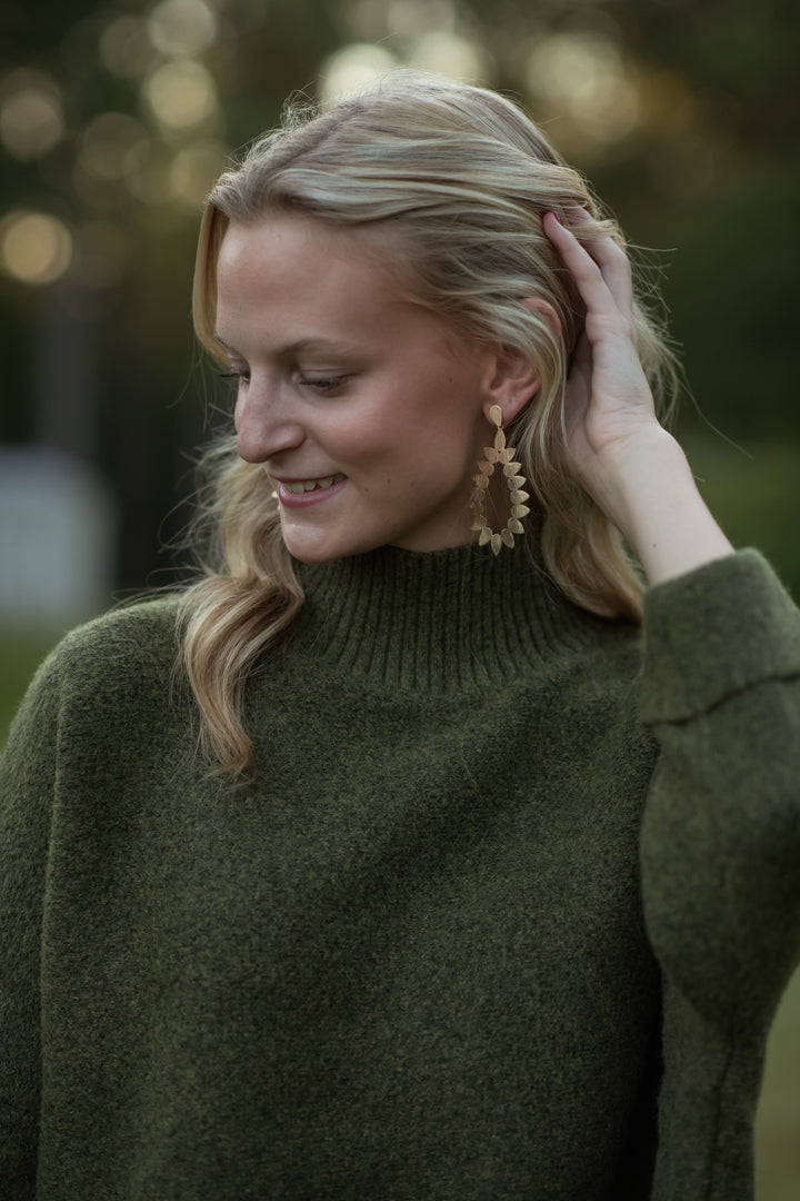 Sachi Aja Sweater | Olive Jade