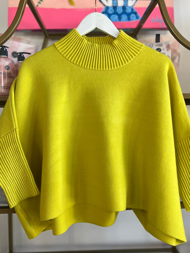 Aja Sweater | Lemon Drop Chartreuse