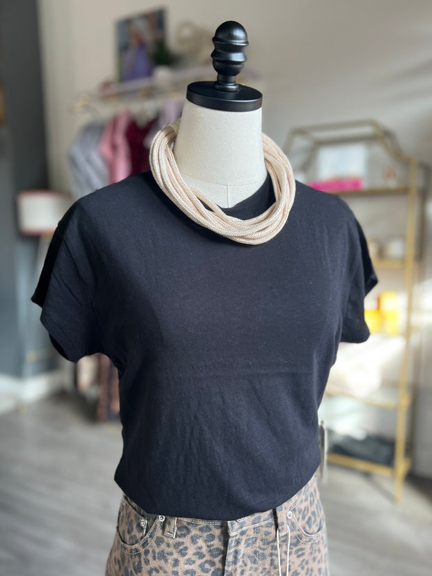 8 Strand Necklace | Ecru