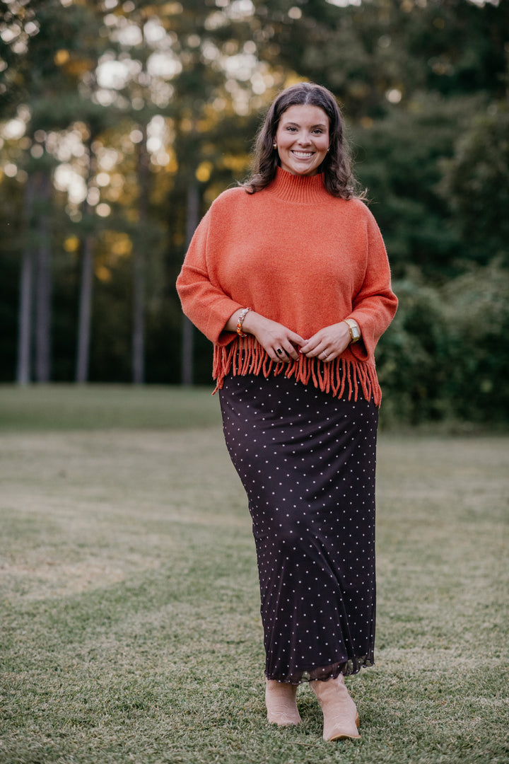 Sachi Aja Sweater | Tangerine Glow