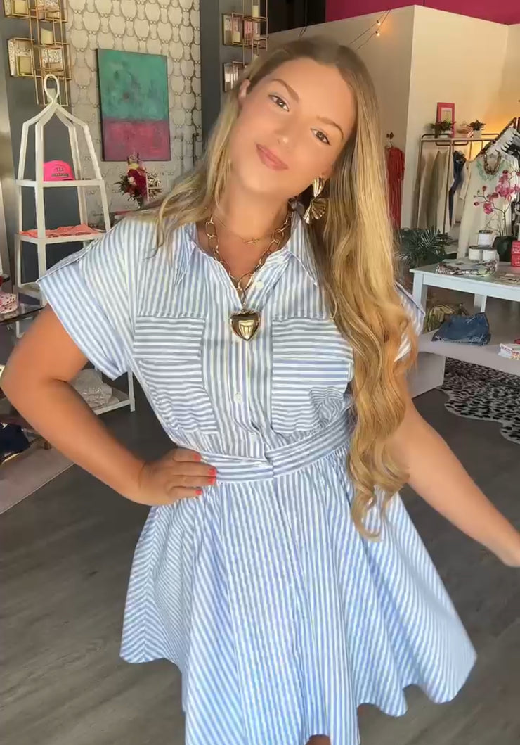 Charleston Stripe Dress