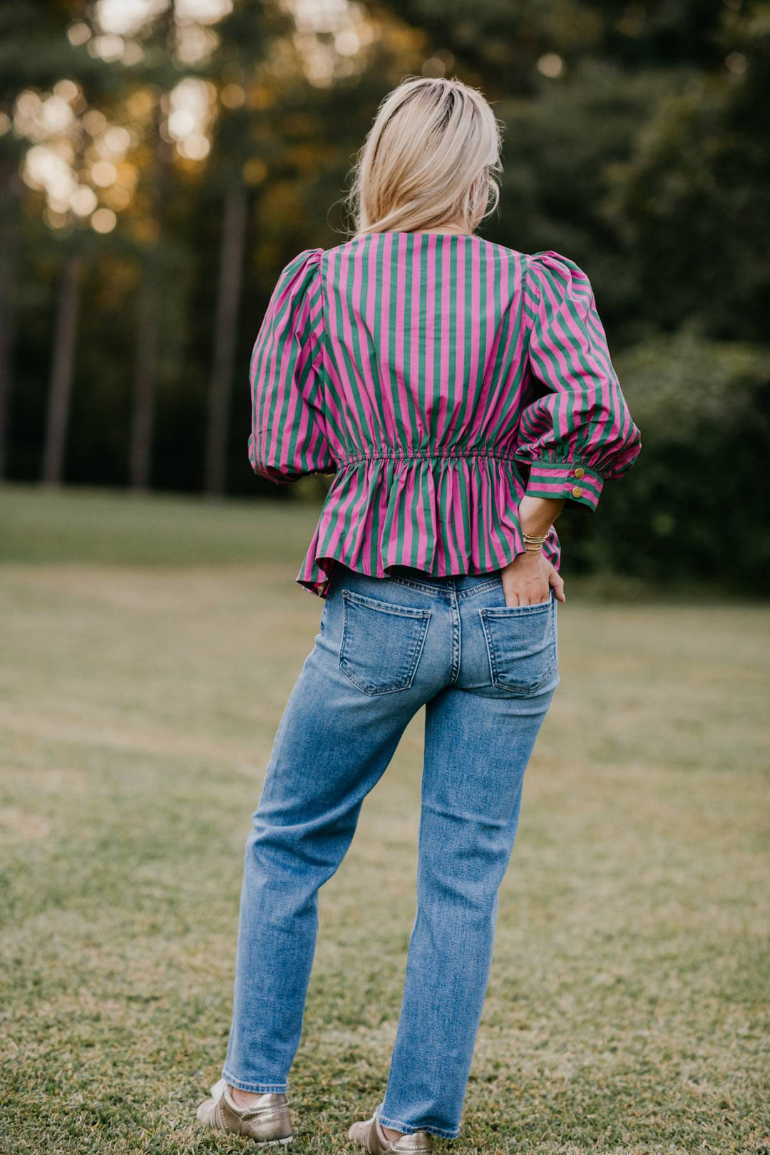 Peplum Party Blouse