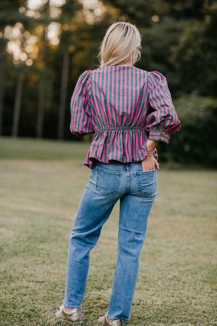Peplum Party Blouse