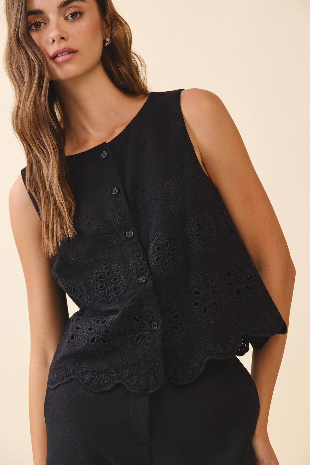 Reese Eyelet Tank