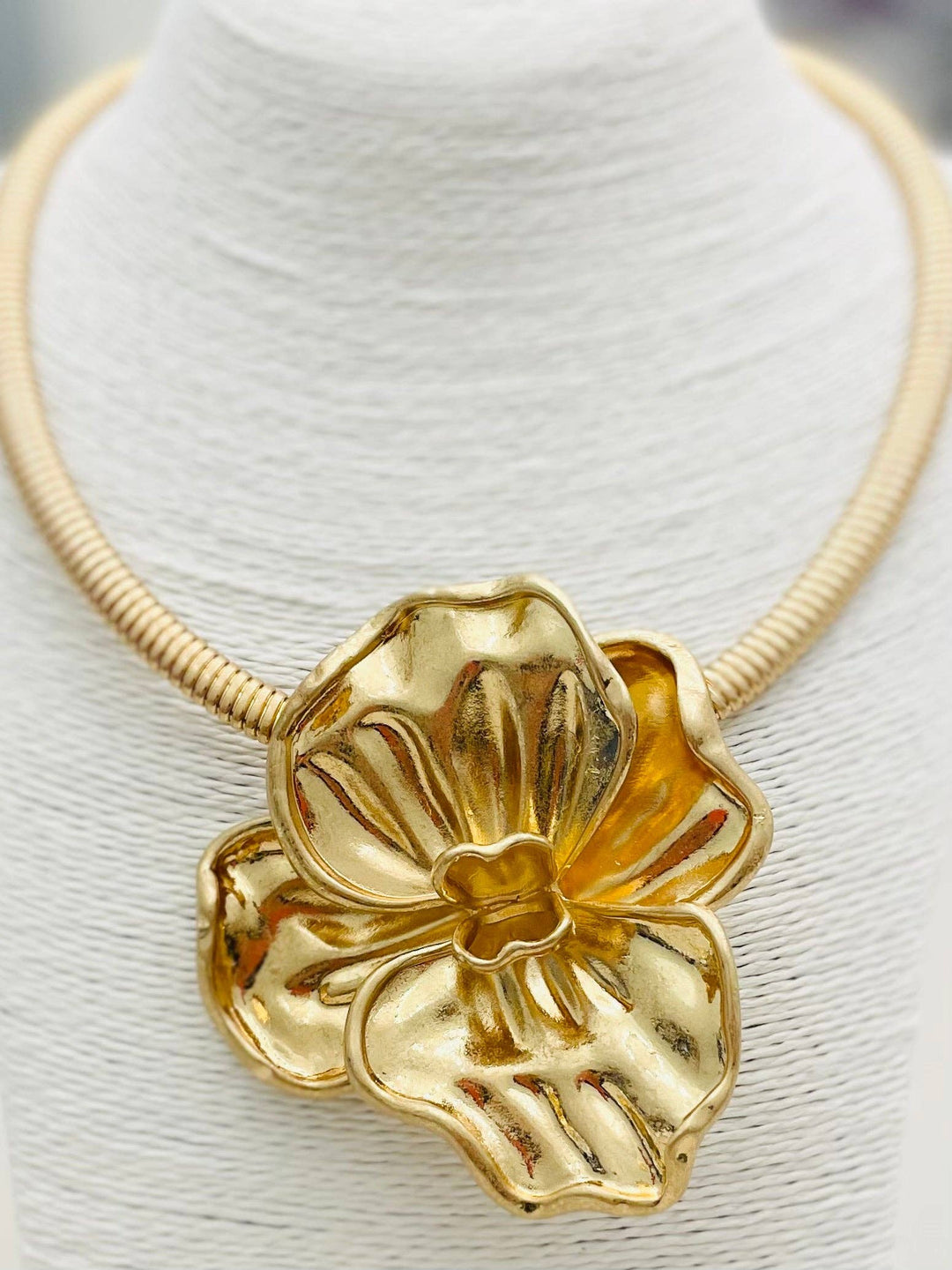Magnolia Flower Necklace