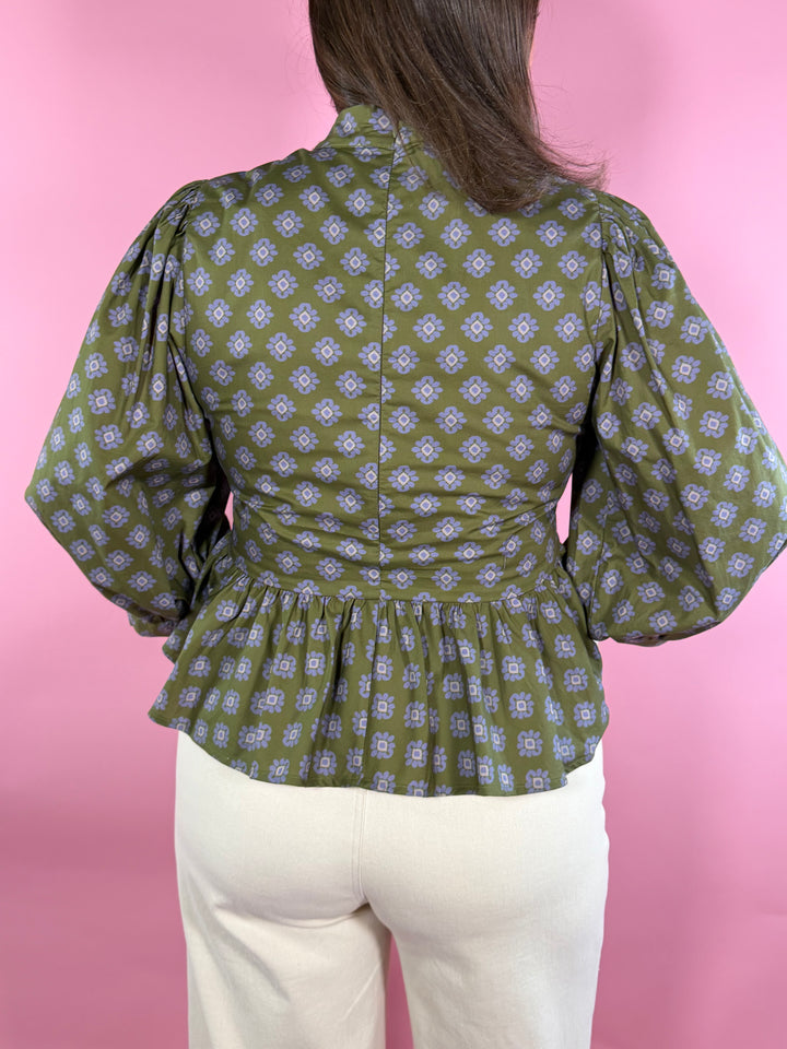 Lila Floral Top
