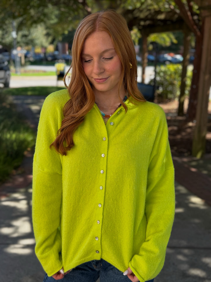Forever Favorite Cardigan | Lime