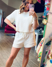 Knox Looped Terry Short | Natural