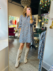 Denver Corduroy Dress | Blue Empire