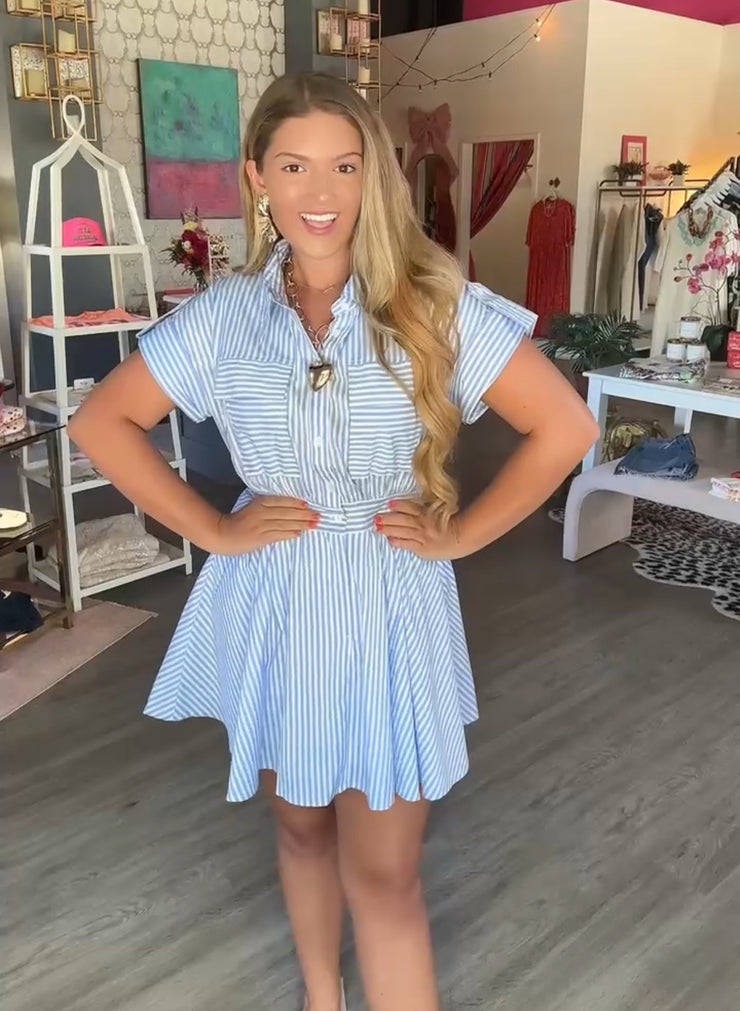 Charleston Stripe Dress