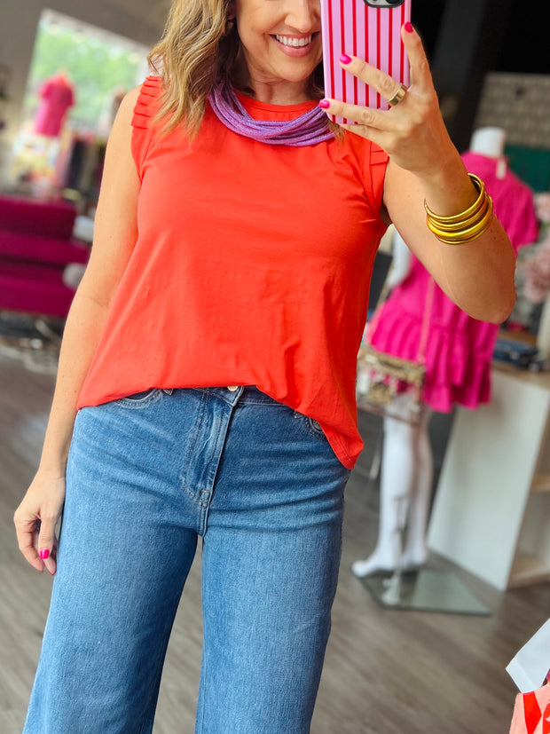 Death Valley Ruffle Knit Top