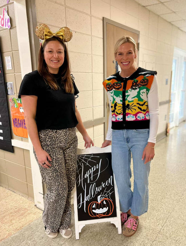 High Rise Vintage Straight Denim | Leopard (FIRST BATCH RESTOCK * MORE ON THE WAY)