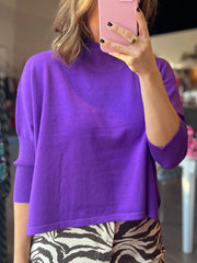 Aja 'Ortho' Solid Top | Purple
