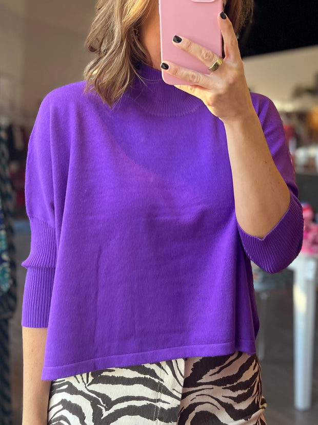 Aja 'Ortho' Solid Top | Purple