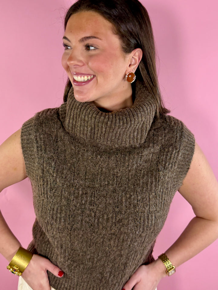 Marlene Top | Shitake Brown