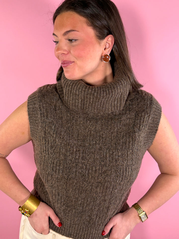 Marlene Top | Shitake Brown