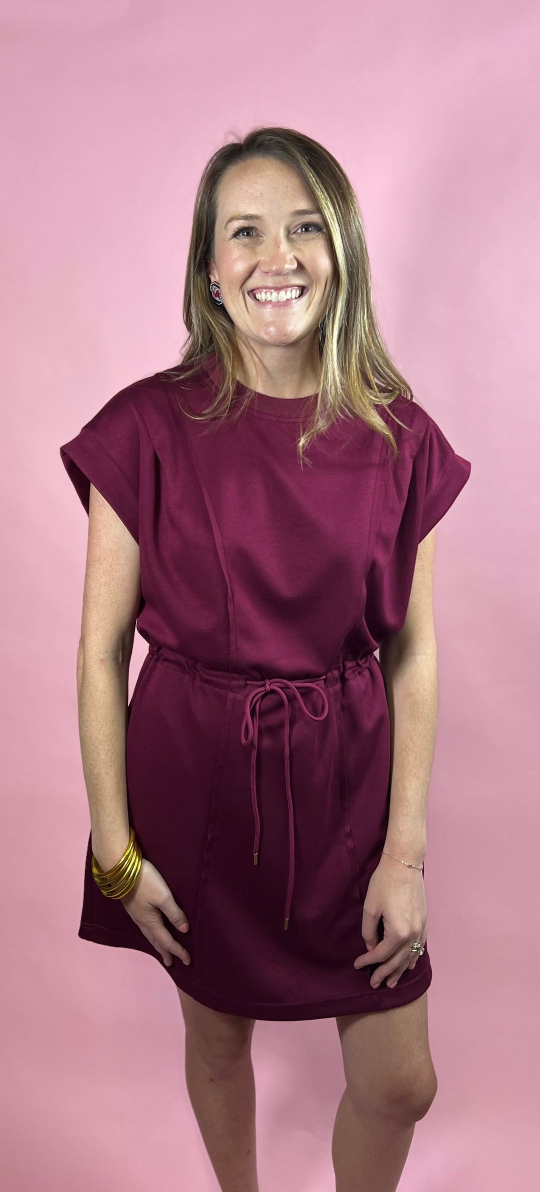 On the Go Active Dress | Merlot