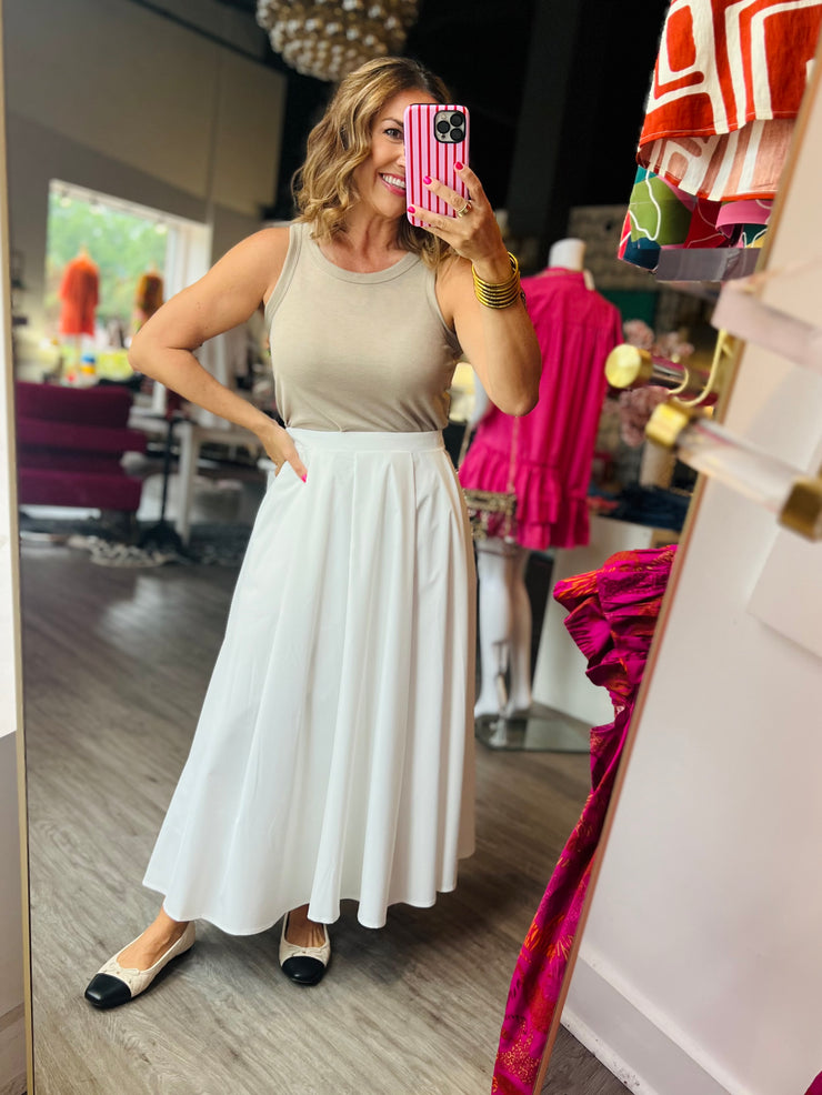 Junia Skirt | White