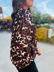 Spiced Leopard Top