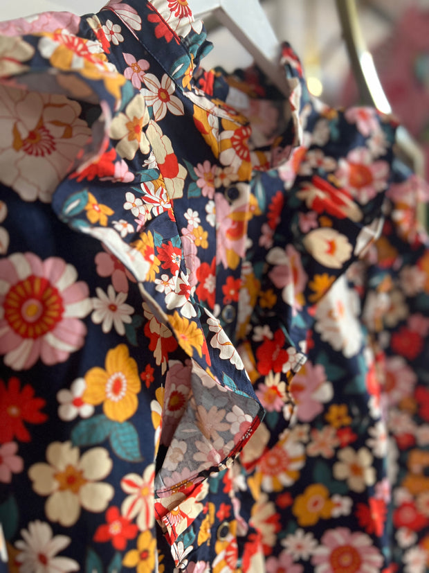 Cashiers Floral Blouse