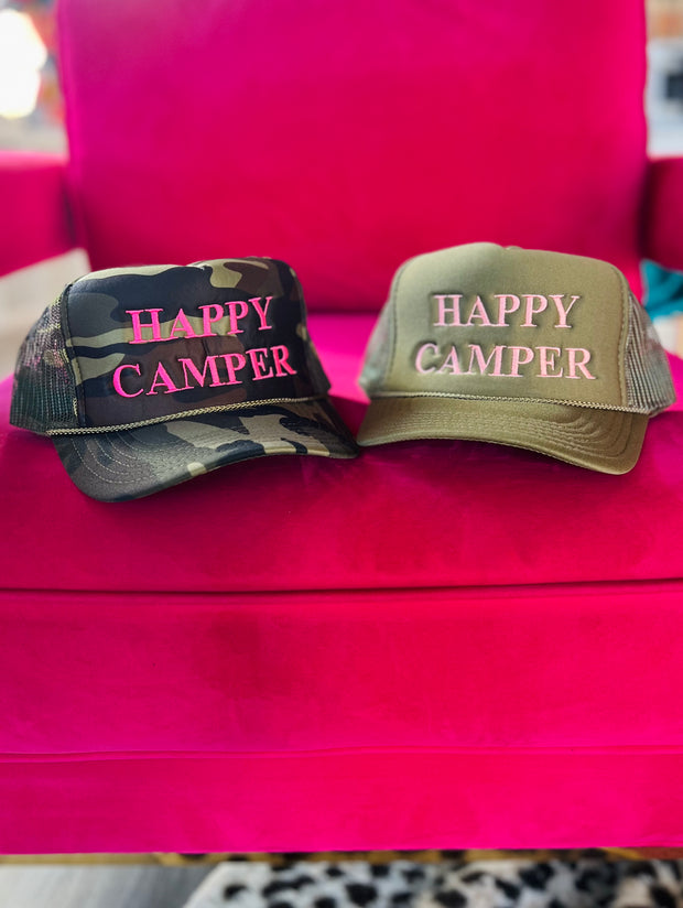 Happy Camper Trucker Hat