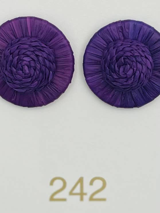 The Zadie Stud | Purple