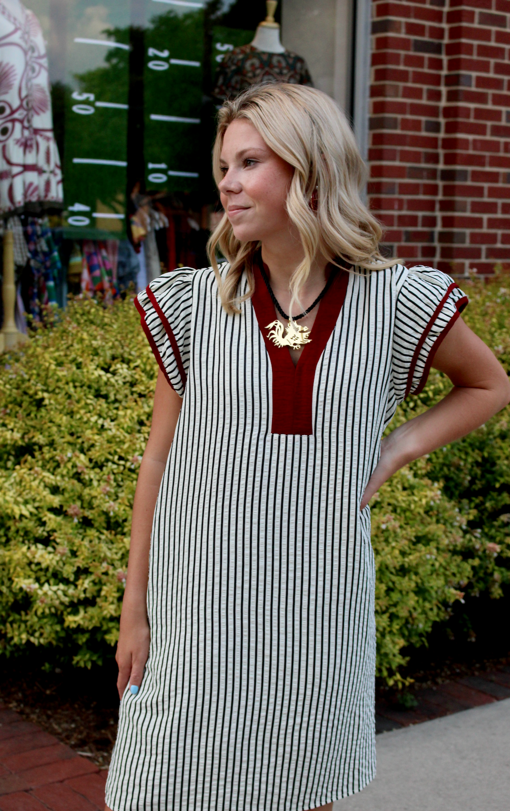 Under the Lights Dress | Garnet &amp; Black
