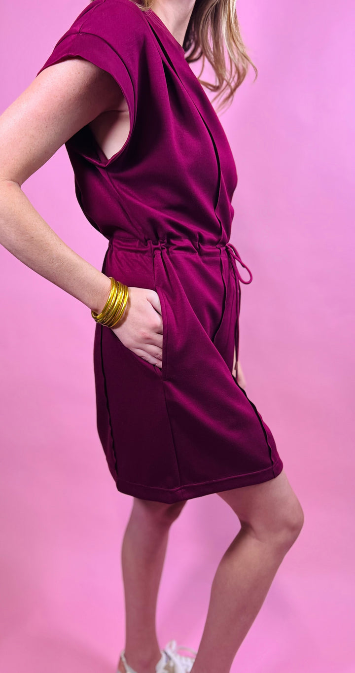 On the Go Active Dress | Merlot