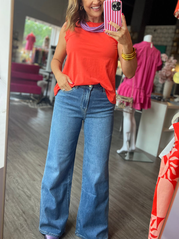 City Wide Leg Denim