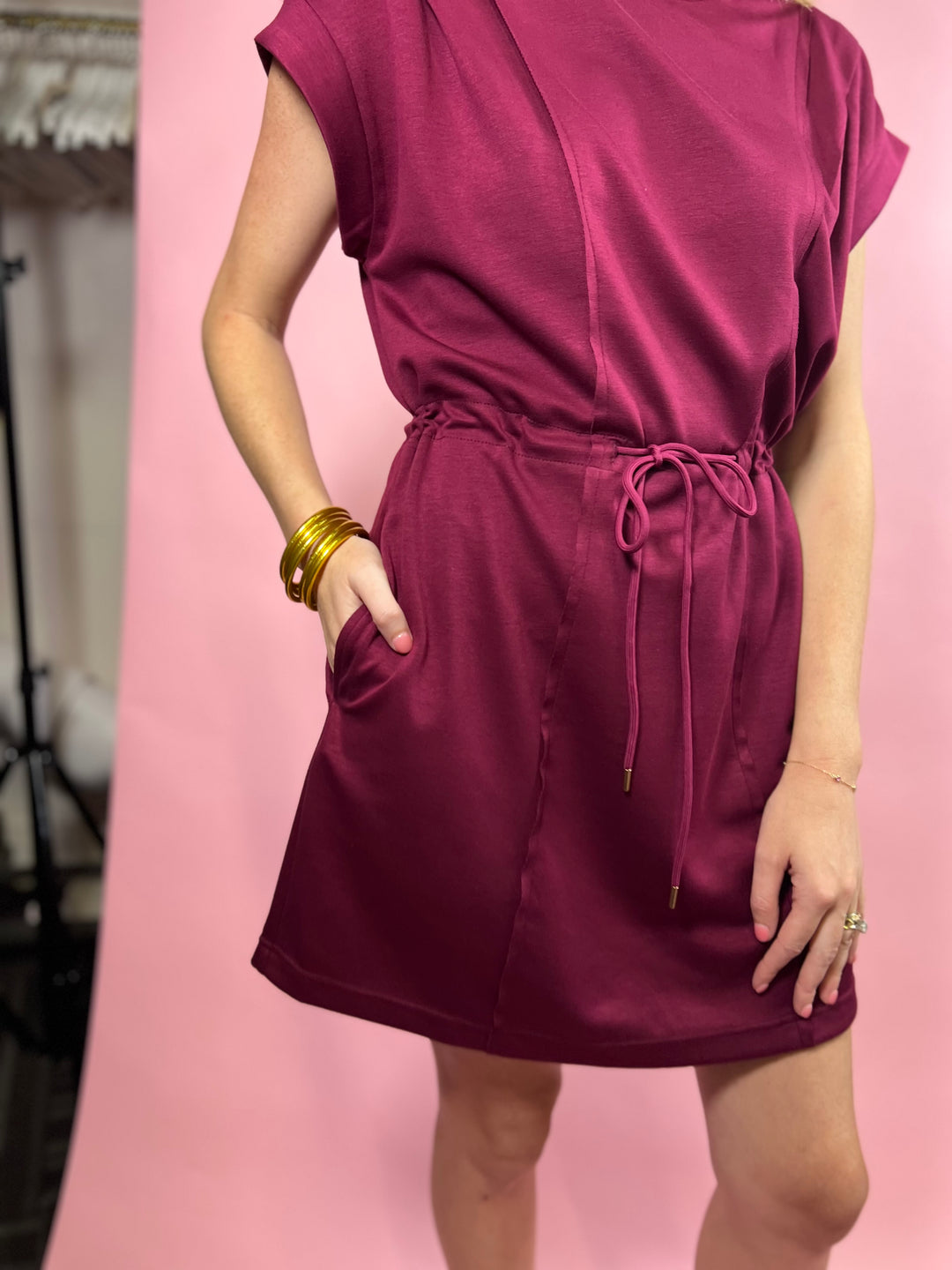 On the Go Active Dress | Merlot