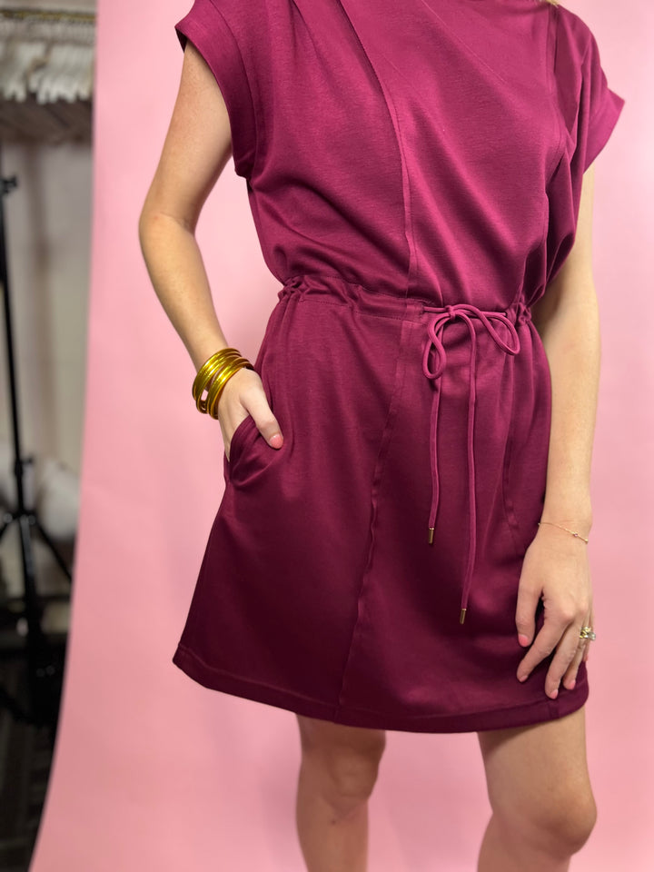 On the Go Active Dress | Merlot