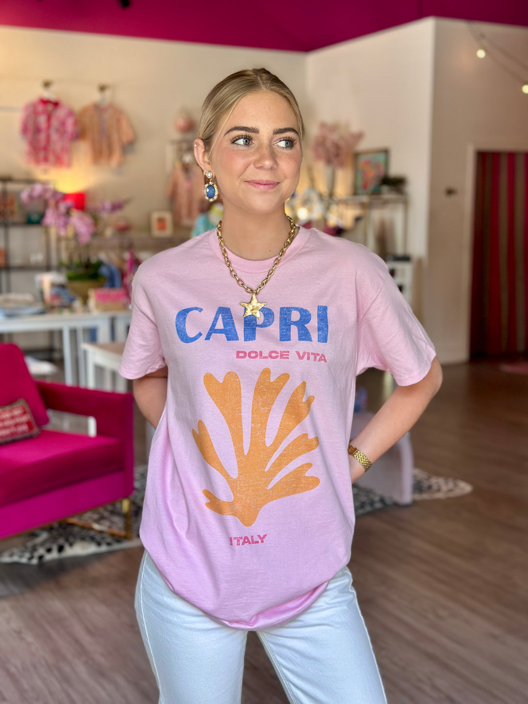 Coastal Capri Graphic Tee