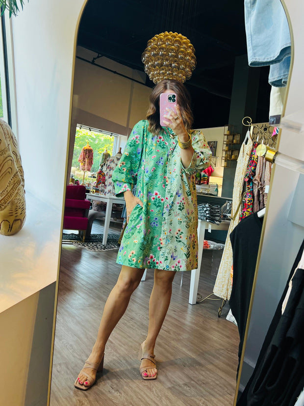Paloma Dress | Mixed Botanical