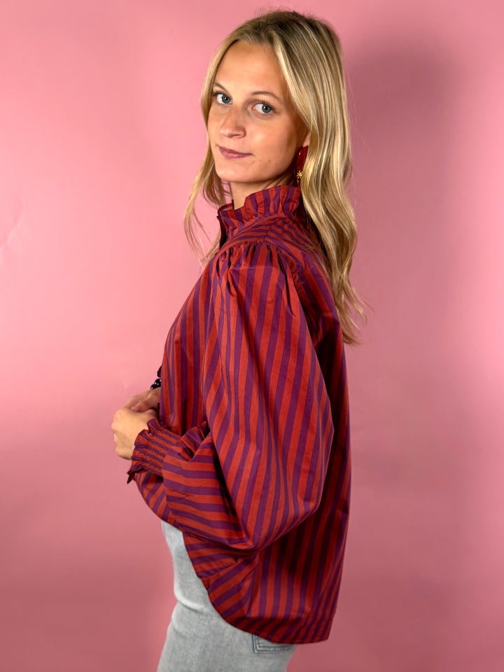 Rowan Stripe Blouse