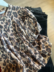 Lagos Denim Pleated Top