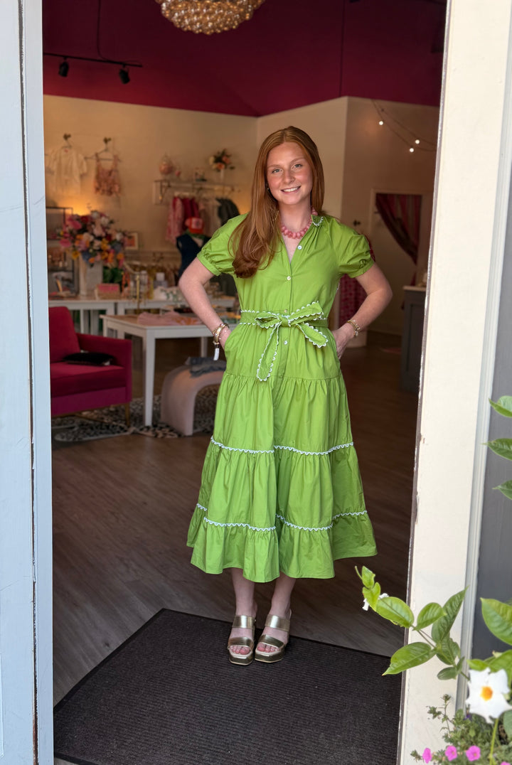 Celia Belted Maxi Dress