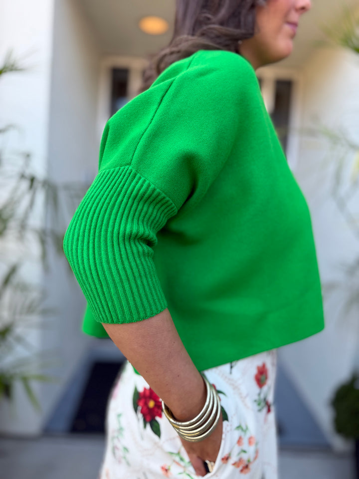 Aja Sweater | Kelly Green