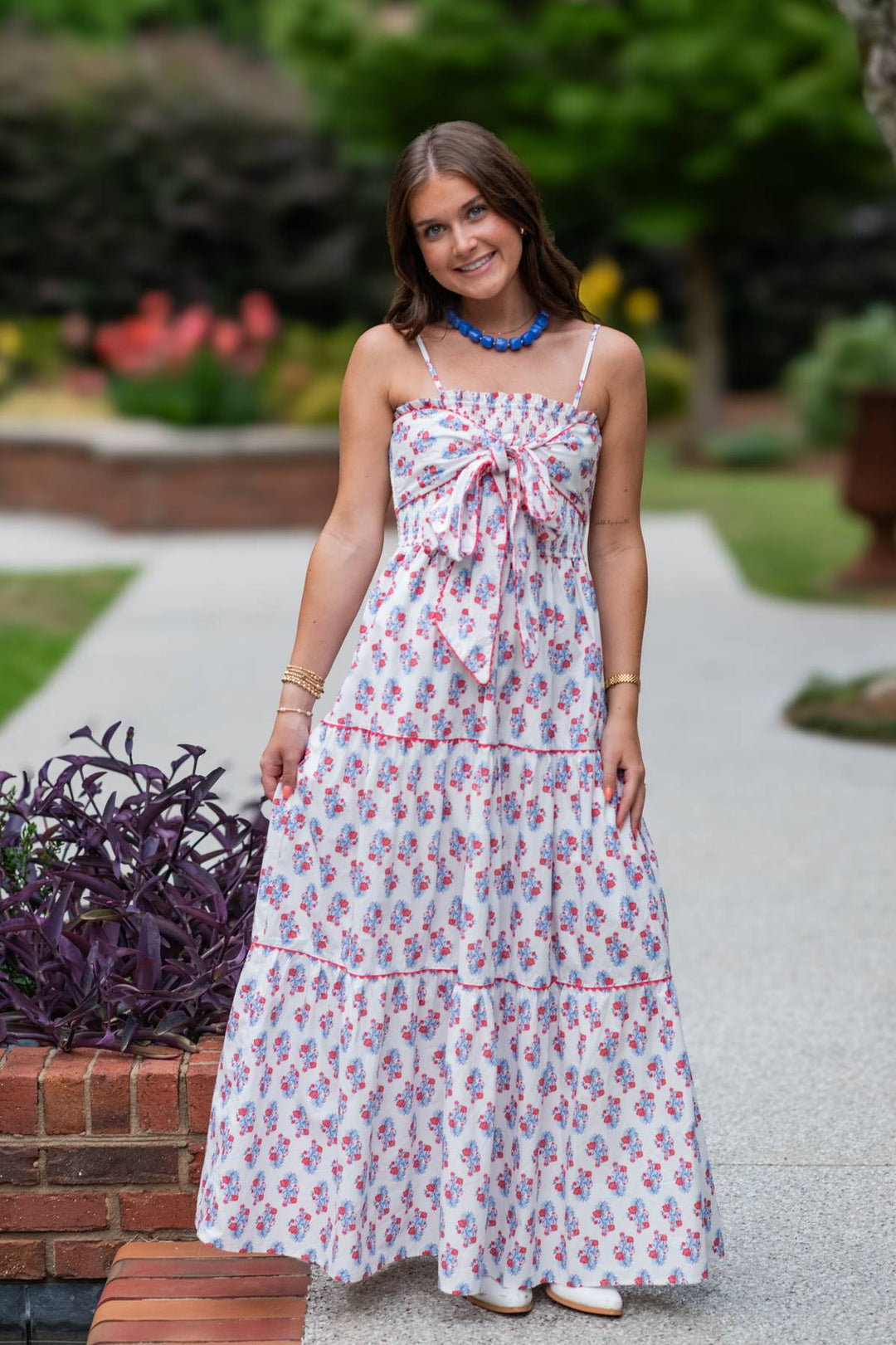 bailey dress in pink floral Bailey Rose Floral Maxi Dress In Pink - Pink