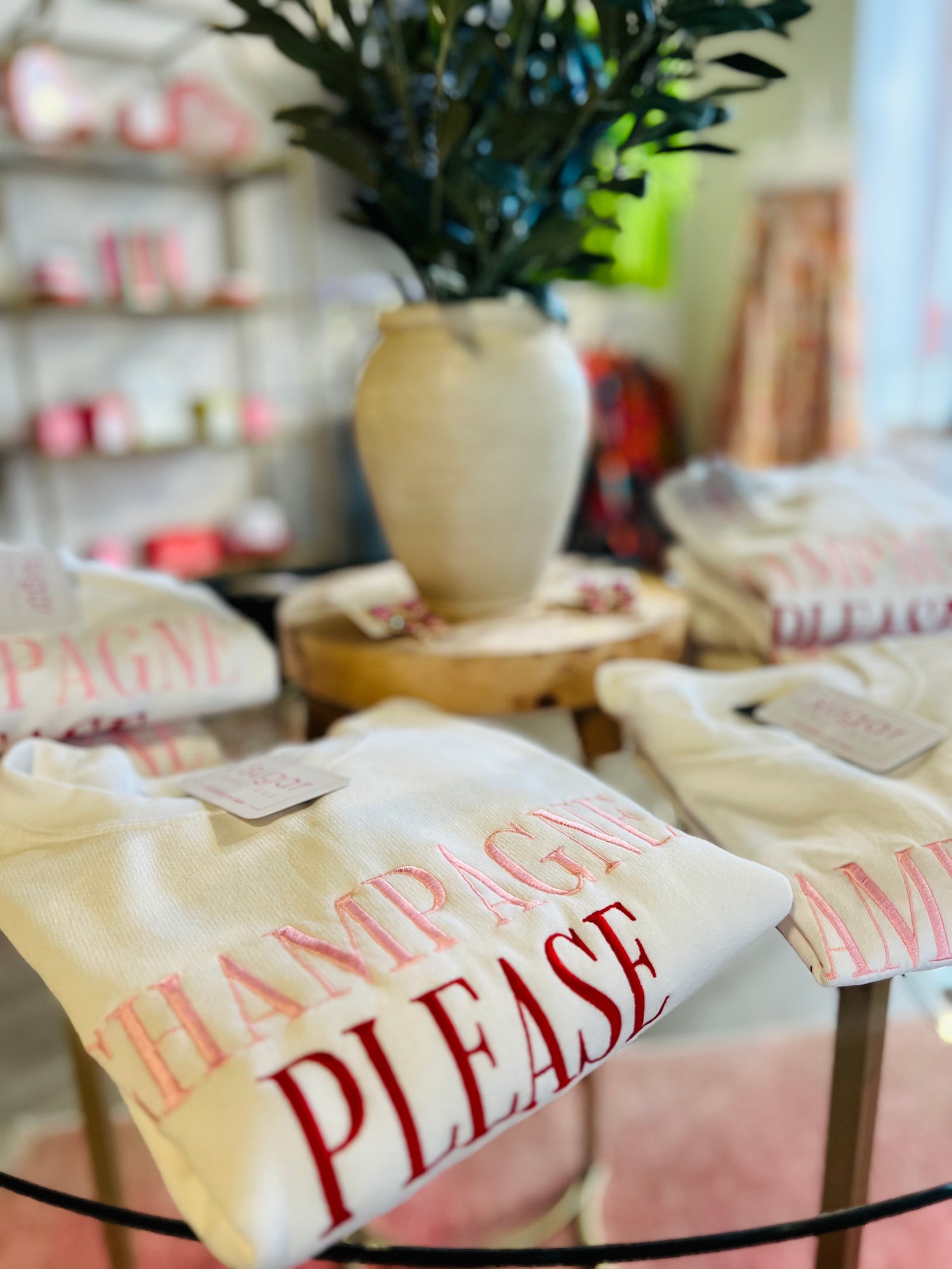 Champagne Please Sweatshirt