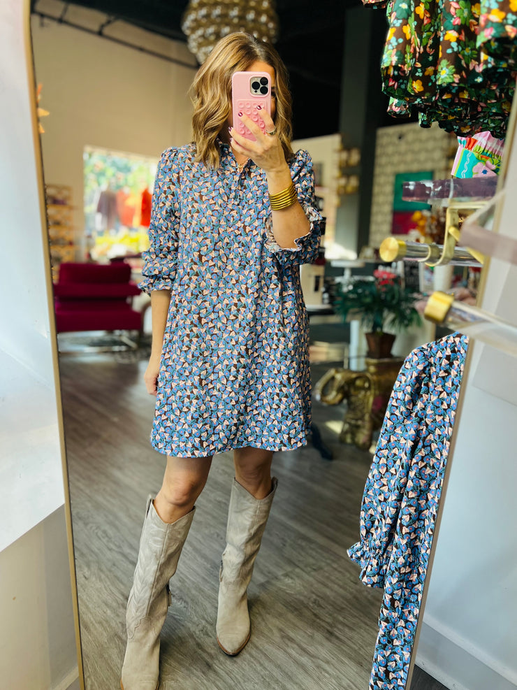 Denver Corduroy Dress | Blue Empire
