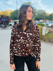 Spiced Leopard Top